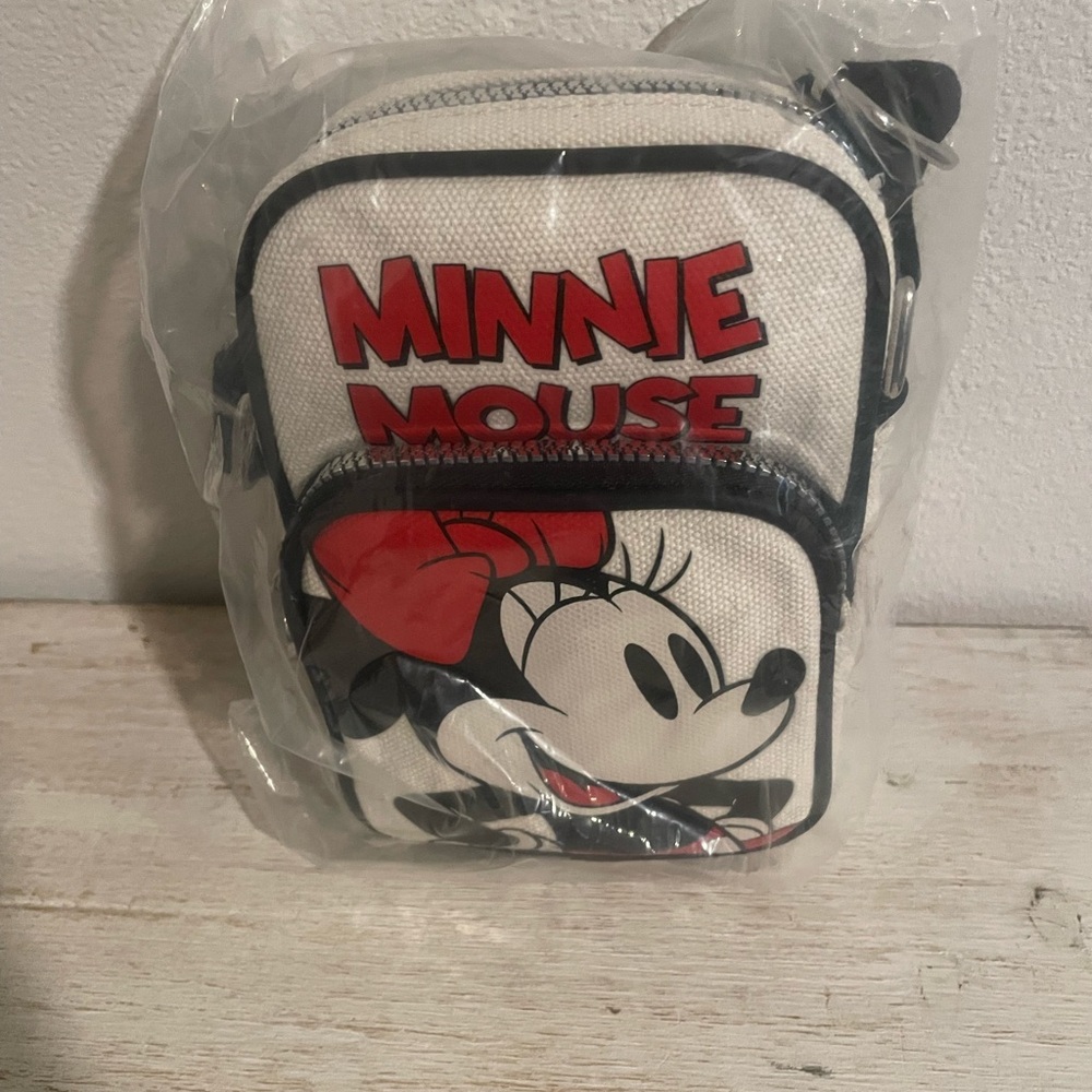 Primark Minnie Mouse Red and Black Crossbody Bag - Picture 3 of 4